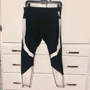RBX Black/White Leggings with Net